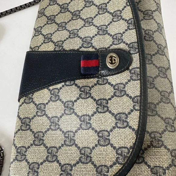 ✋🛑PRICE DROP ✋🛑Authentic Gucci Leather Clutch Crossbody/Shoulder Bag Gucci. - Picture 10 of 17